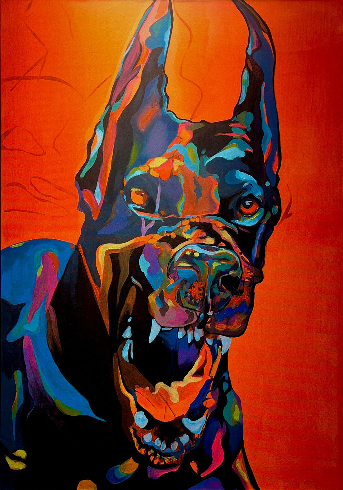 Hybrid Instinct I Originalgemälde